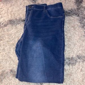 soft dark wash jegging